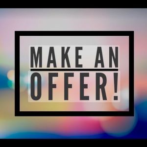Feel free to make an OFFER! 🛍